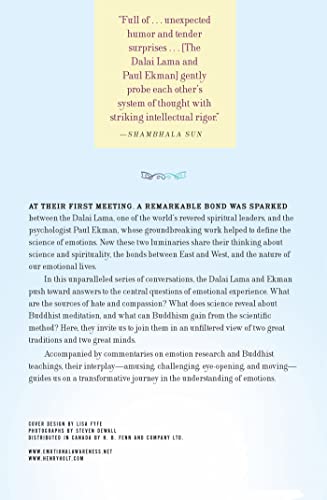 Emotional Awareness: Overcoming the Obstacles to Psychological Balance and Compassion