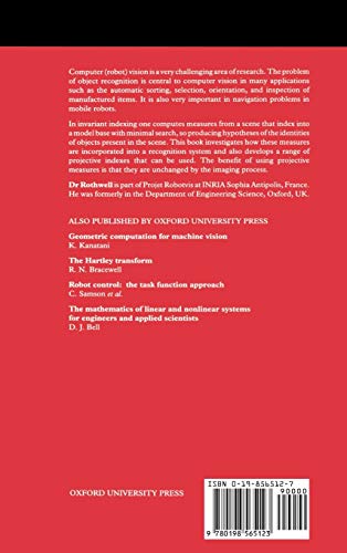 Object Recognition through Invariant Indexing (Oxford Science Publications)