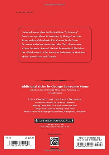 Technique of Percussion: Columns by George Lawrence Stone for International Musician Magazine 1946-1963 (Worship Essentials)