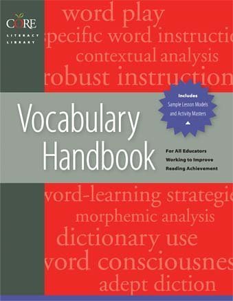 Vocabulary Handbook For All Educators...