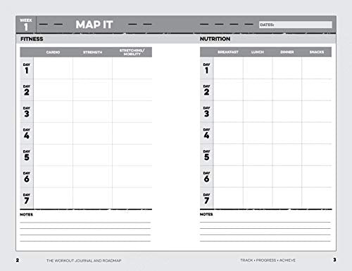 The Workout Journal and Roadmap: Track. Progress. Achieve.