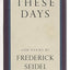 These Days: New Poems