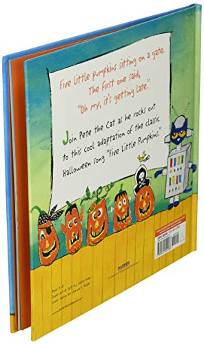 Pete the Cat: Five Little Pumpkins: A Halloween Book for Kids