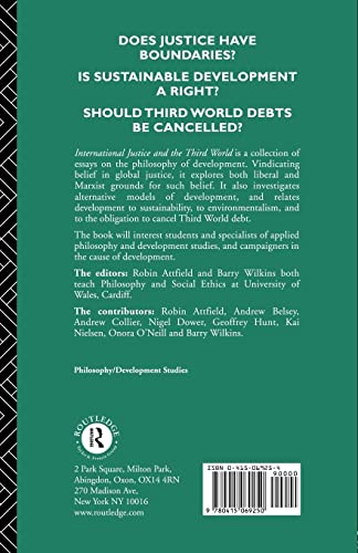 International Justice and the Third World: Studies in the Philosophy of Development