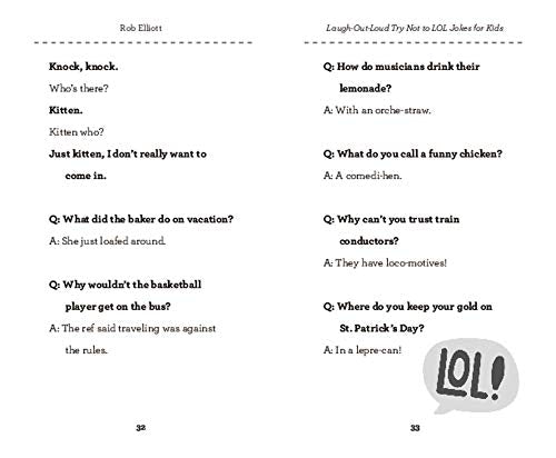 Try Not to LOL (Laugh-Out-Loud Jokes for Kids)