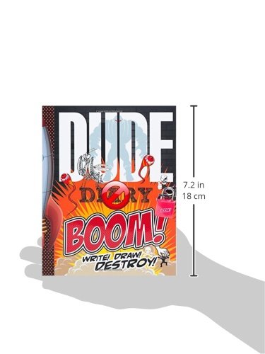 Dude Diary Boom! - Boys Ages 8+ - Fun Illustrated Activity Diary - Lock & Keys