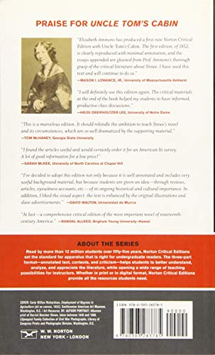 Uncle Tom's Cabin: A Norton Critical Edition (Norton Critical Editions)