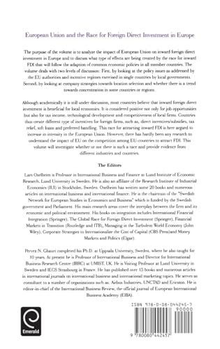 European Union and the Race for Foreign Direct Investment in Europe (International Business and Management)