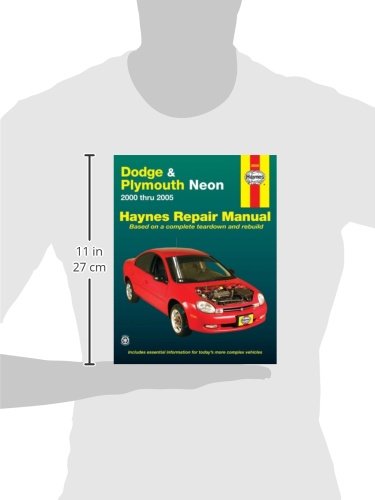 Dodge & Plymouth Neon (00-05) Haynes Repair Manual (Does not include information specific to SRT-4 models. Includes thorough vehicle coverage apart from the specific exclusion noted)