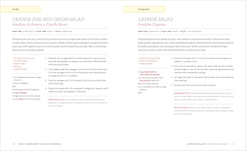 The 5-Ingredient Italian Cookbook: 101 Regional Classics Made Simple