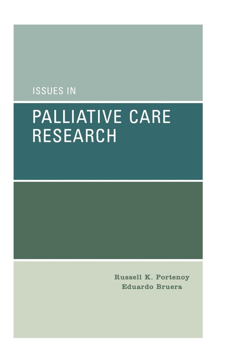 Issues in Palliative Care Research (Medicine)