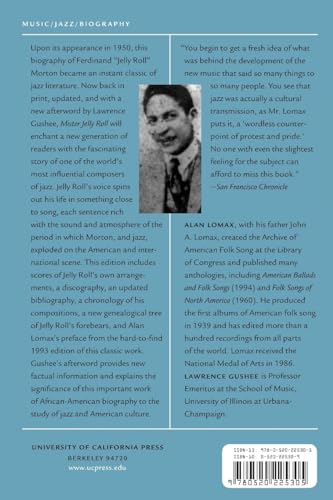 Mister Jelly Roll: The Fortunes of Jelly Roll Morton, New Orleans Creole and "Inventor of Jazz"