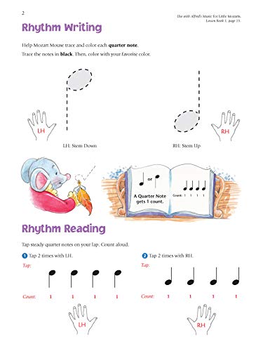 Music for Little Mozarts -- Rhythm Speller, Bk 1: Written Activities and Rhythm Patterns to Reinforce Rhythm-Reading (Music for Little Mozarts, Bk 1)
