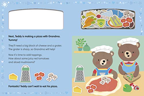 Let's Cook with Teddy: With 20 colorful felt play pieces (Funtime Felt)