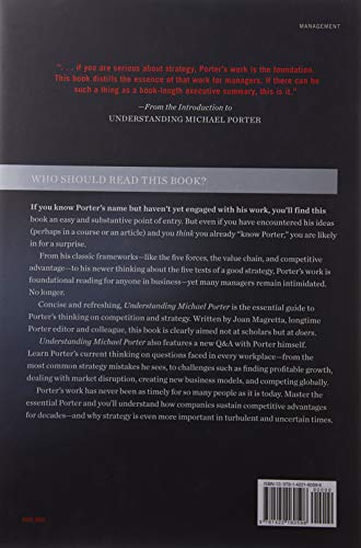 Understanding Michael Porter: The Essential Guide to Competition and Strategy — back cover