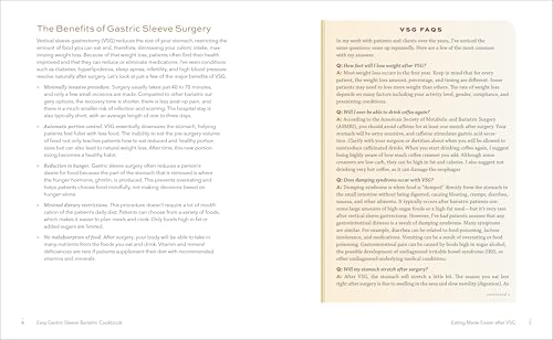 Easy Gastric Sleeve Bariatric Cookbook: 100 Recipes for Healing and Sustainable Weight Loss
