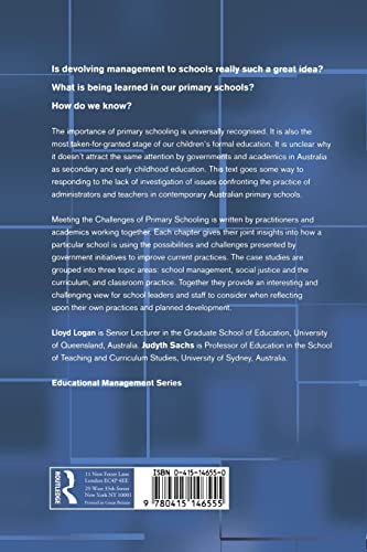 Meeting The Challenges of Primary Schooling (European Public Policy Series)