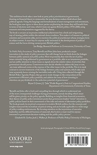Public Policy Investment: Priority-Setting and Conditional Representation In British Statecraft