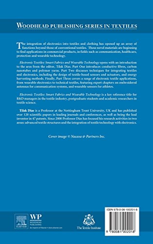 Electronic Textiles: Smart Fabrics and Wearable Technology (Woodhead Publishing Series in Textiles)
