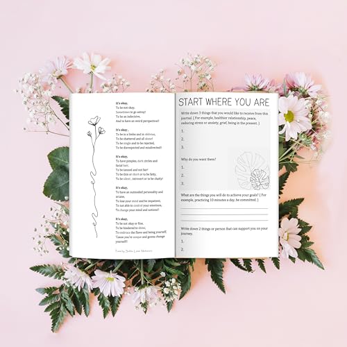 Perfectly Imperfect: A Guided Self-Love & Gratitude Journal for Women with Prompts to Calm Anxiety, Stop Overthinking, and Love Who You Are (Cute Self Care & Self Help Books)