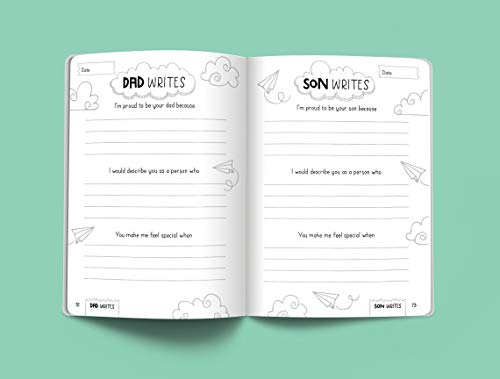 Between Dad and Me: A Father And Son Guided Journal To Connect And Bond (Father's Day gift, Unique Gifts For Dad)