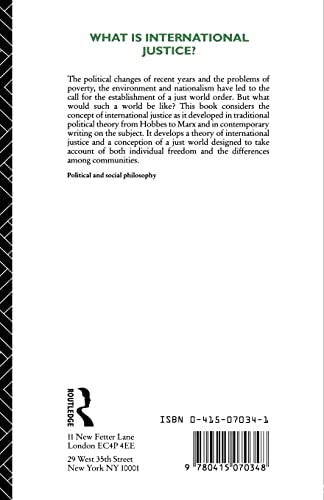 Justice and World Order: A Philosophical Inquiry