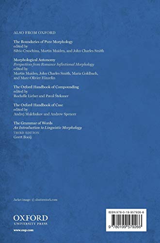 The Oxford Reference Guide to English Morphology