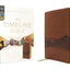 NIV, Timeline Bible, Leathersoft, Brown, Red Letter, Comfort Print: A Chronological Study through Scripture