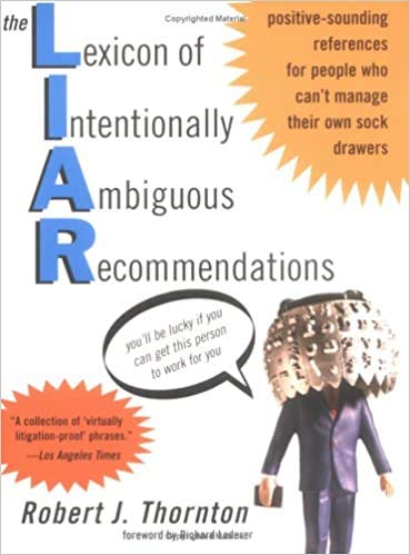 L.I.A.R. the Lexicon of Intentionally Ambiguous Recommendations