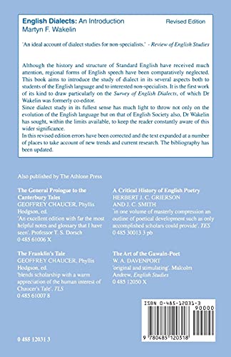 English Dialects: An Introduction