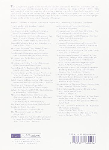 Conceptual Structure, Discourse and Language