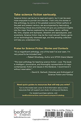 Science Fiction, Compact Edition: Stories and Contexts — back cover