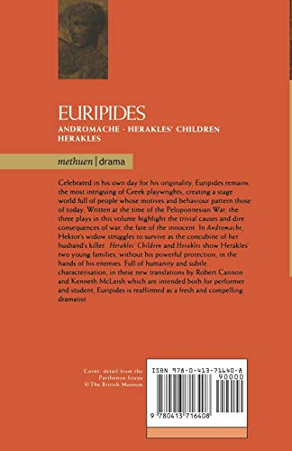 Euripides Plays: 5: Andromache; Herakles' Children and Herakles (Classical Dramatists)