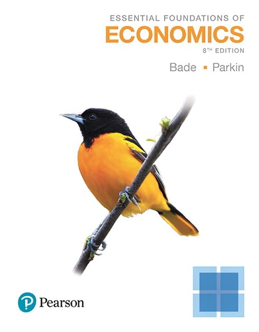 Essential Foundations of Economics by Bade, Robin