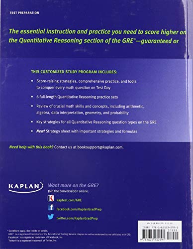 GRE Math Workbook (Kaplan Test Prep)