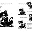 Bad Kitty Gets a Bath (paperback black-and-white edition)
