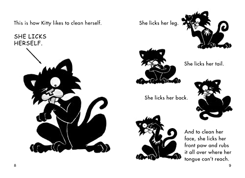 Bad Kitty Gets a Bath (paperback black-and-white edition)