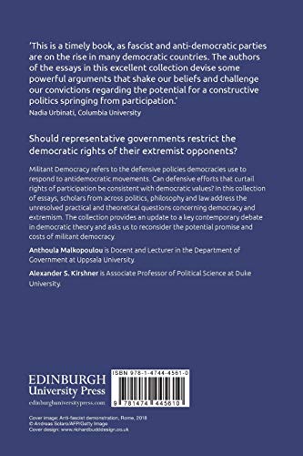 Militant Democracy and Its Critics: Populism, Parties, Extremism