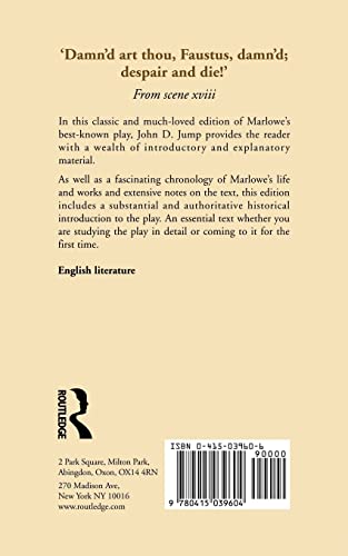 Doctor Faustus (Routledge English Texts)
