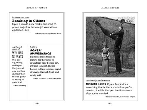Rules of Thumb: A Life Manual
