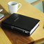 NIV, Reference Bible, Giant Print, Leather-Look, Black, Red Letter, Thumb Indexed, Comfort Print
