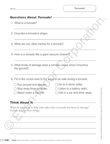 Read & Understand with Leveled Texts, Grade 3