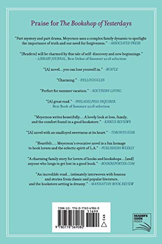 The Bookshop of Yesterdays: A Library Journal Best Book of Summer Literary Fiction Mystery