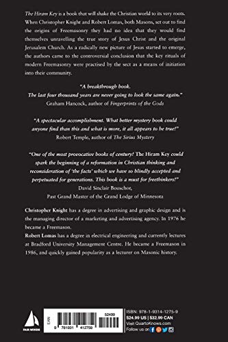 The Hiram Key: Pharaohs, Freemasons and the Discovery of the Secret Scrolls of Jesus