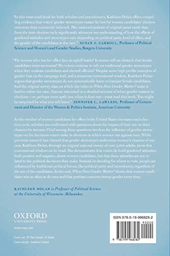 When Does Gender Matter?: Women Candidates and Gender Stereotypes in American Elections