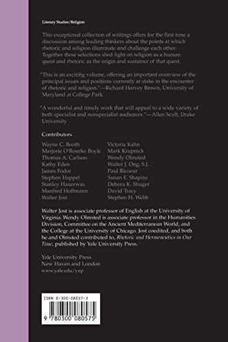 Rhetorical Invention and Religious Inquiry: New Perspectives
