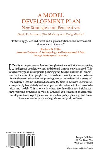 A Model Development Plan: New Strategies and Perspectives