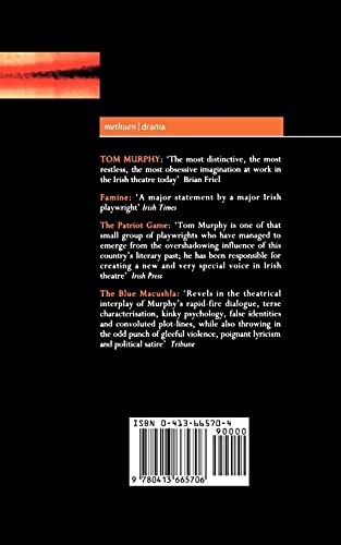 Murphy Plays: 1: Famine; The Patriot Game; The Blue Macuschla (Contemporary Dramatists)