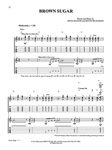 The Rolling Stones -- Easy Guitar TAB Anthology: 20 Classic Songs