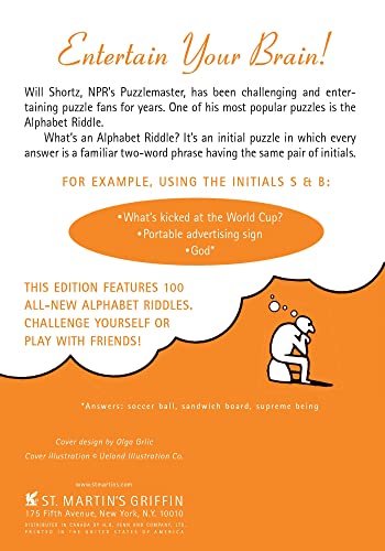 Will Shortz's Mind Games: 100 Alphabet Riddles: 100 Alphabet Riddles